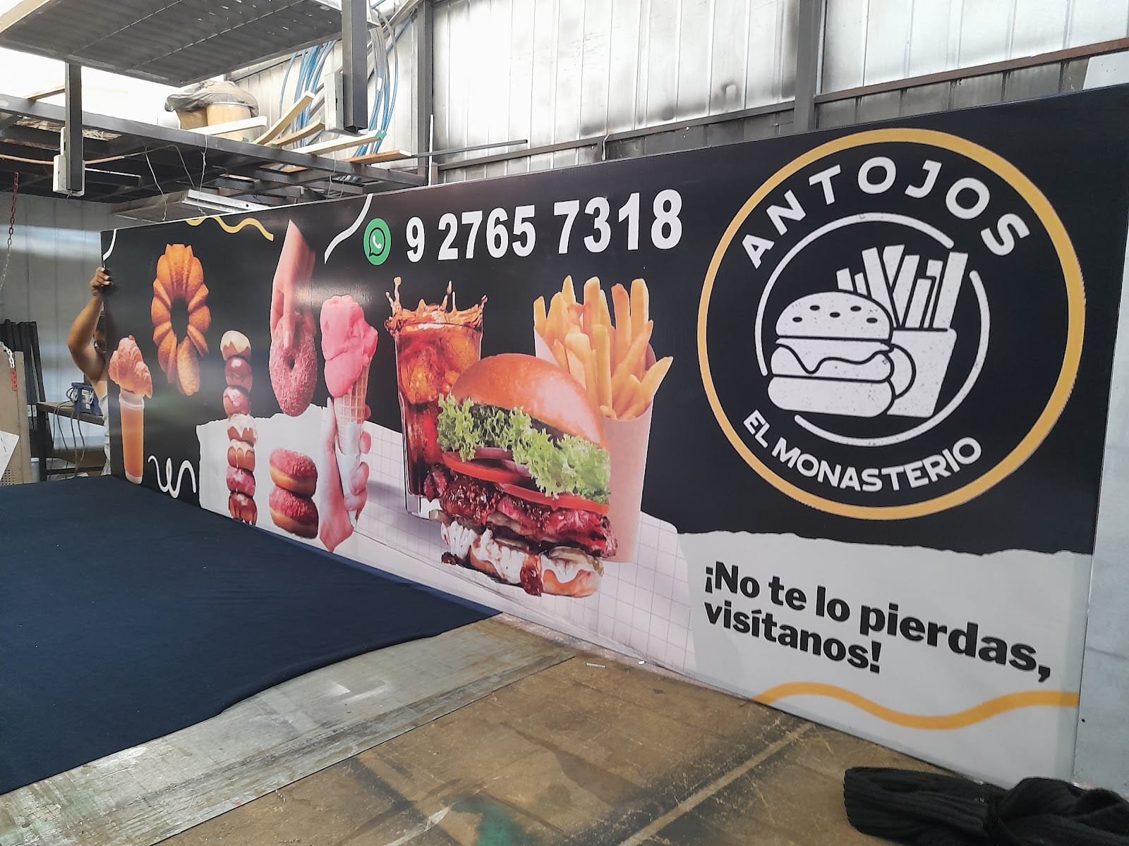 Gráfica mural, trabajo realizado por Fuenzalida Soluciones Gráficas