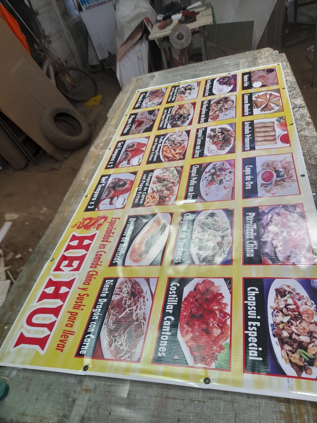 Trabajo de impresión digital realizado en el taller Fuenzalida